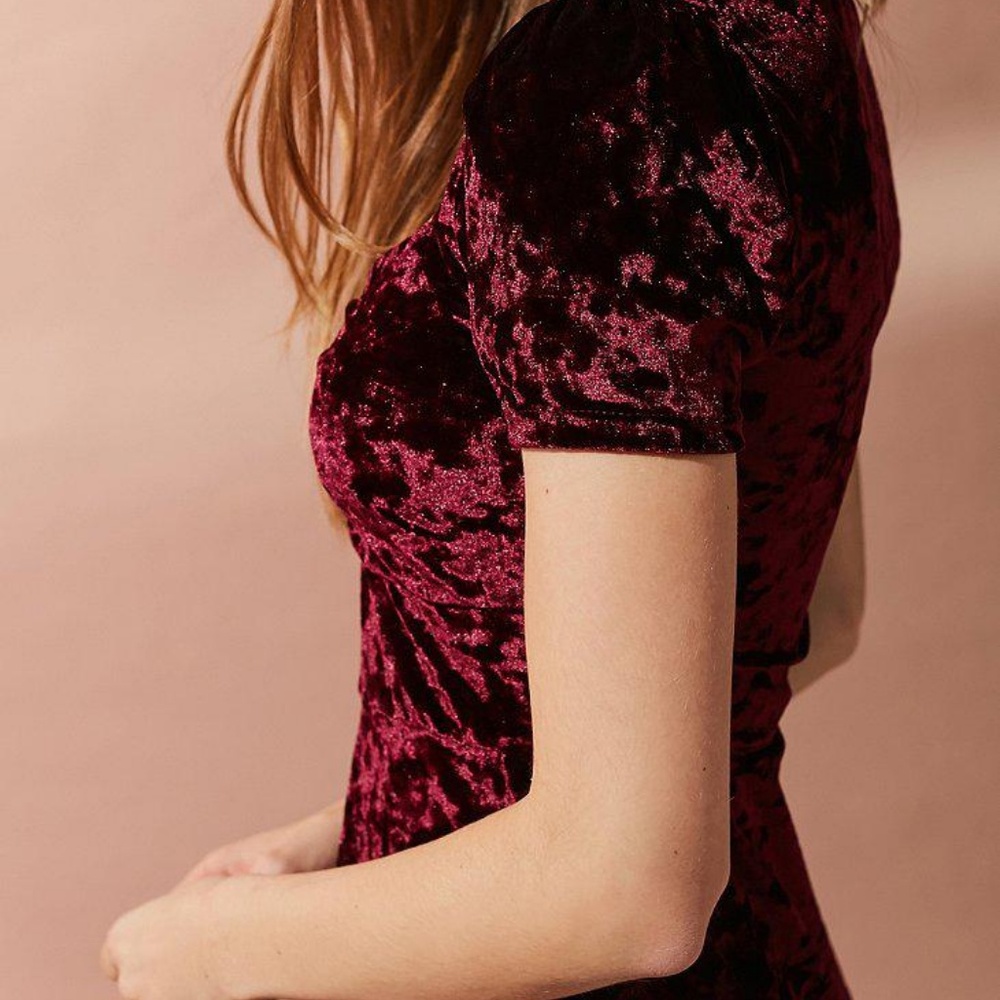 NWT Urban Outfitters Maeve Crushed Velvet Dress